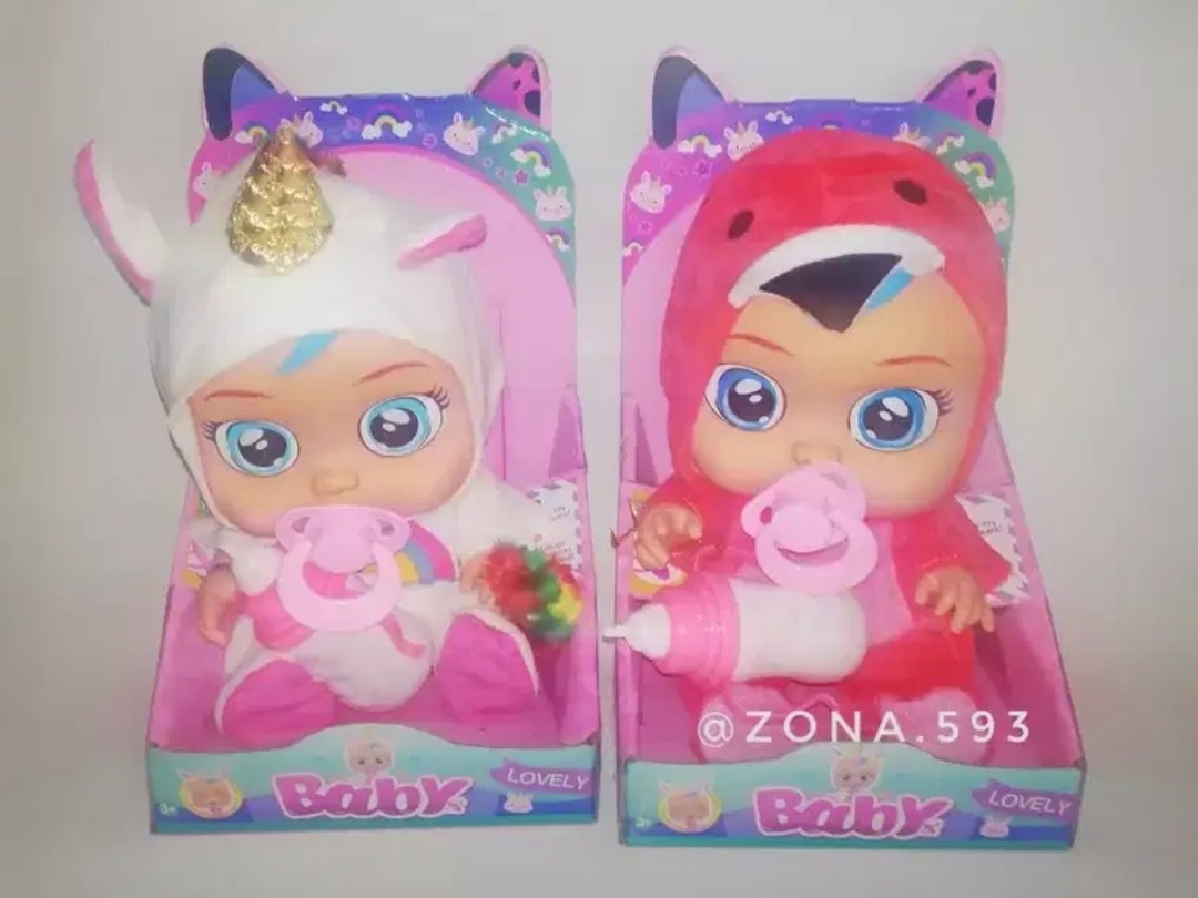 bebé llorón de unicornio