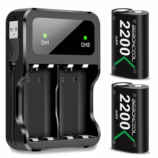 Beboncool Xbox One Battery Pack 2 X 2200mah Rechargeable Bat