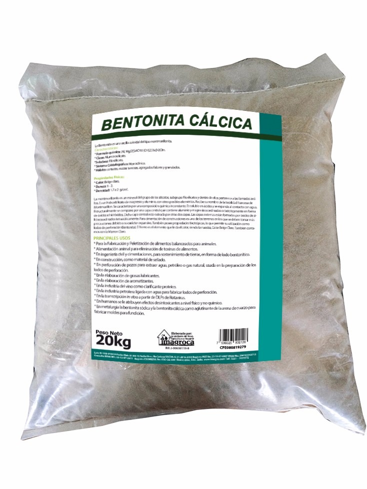 bentonita calcica