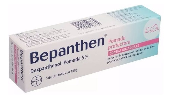 Bepanthen para aclarar las axilas