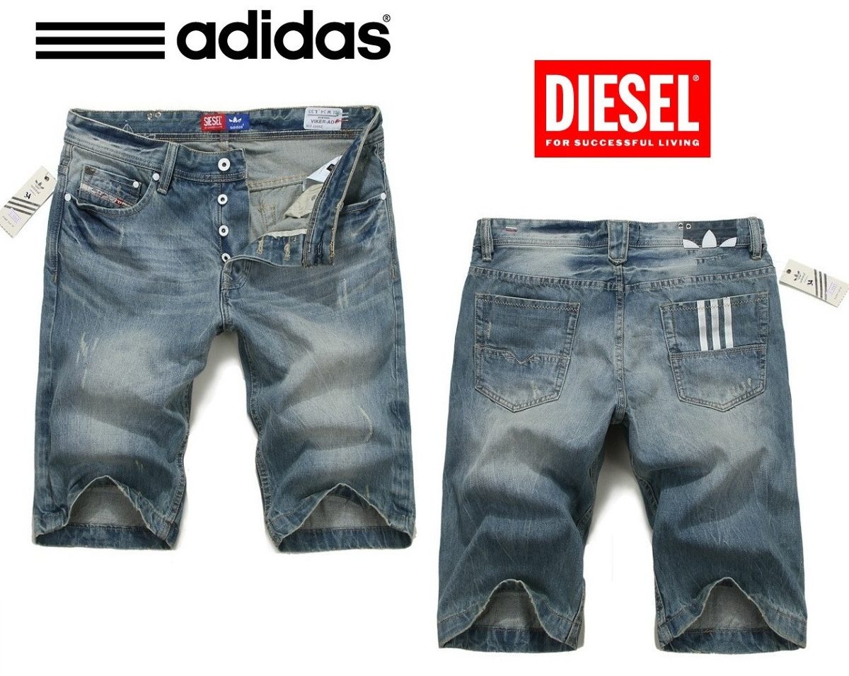 bermuda jeans diesel masculina