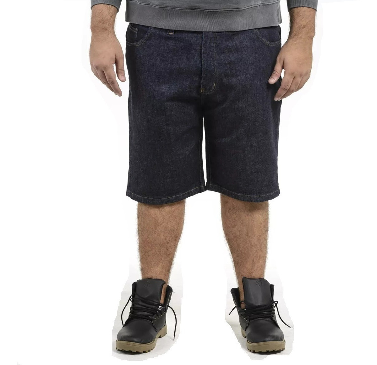 bermuda jeans com lycra masculina