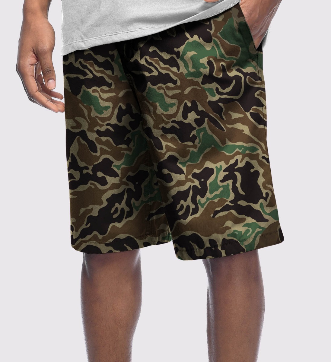 Bermuda Moletom Camuflado Exército Folha Soldado Force - R$ 169,90 em Mercado Livre