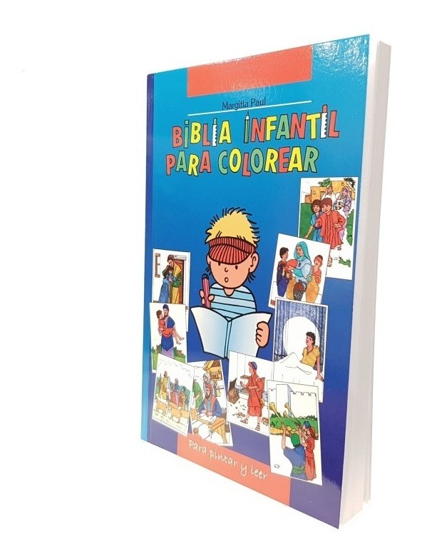 Biblia Para Niños Para Colorear 105 Historias Bíblicas