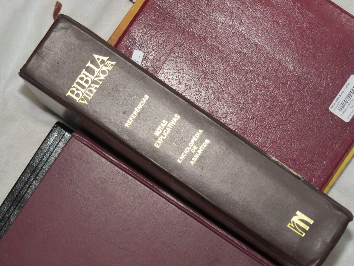 Bíblia Vida Nova Completa - Editora Vida Nova - Bvn - R$ 500,00 em ...
