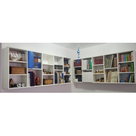 Biblioteca - Cubos Divisor Organizador Con Escuadras 