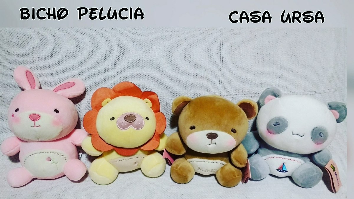 Nome Para Bicho De Pelúcia Bicho Pelúcia 30 Cm. - R$ 207,00 em Mercado Livre
