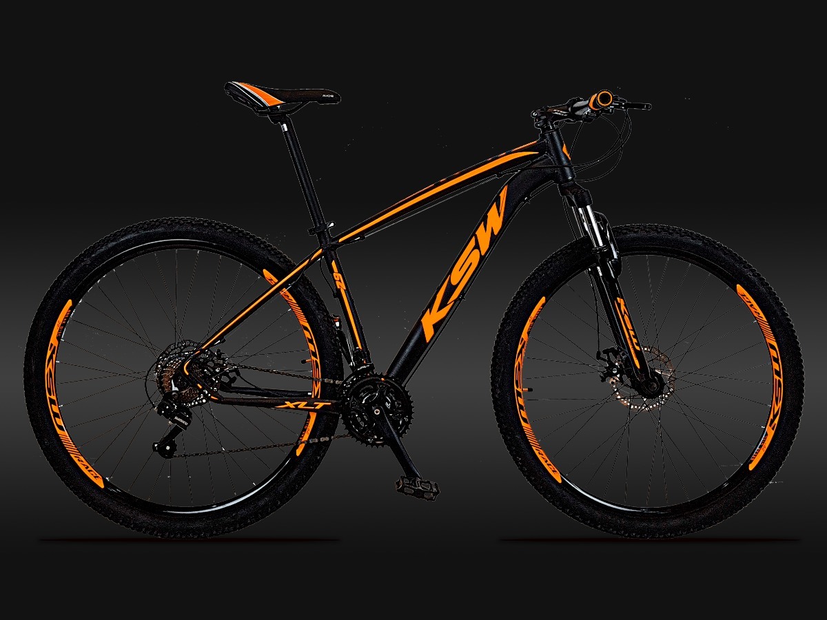 Bicicleta Ksw Aro 29 é Boa Bicicleta 29 Ksw Kit Relação Shimano Completo 21marchas Disc - R$ 1.464