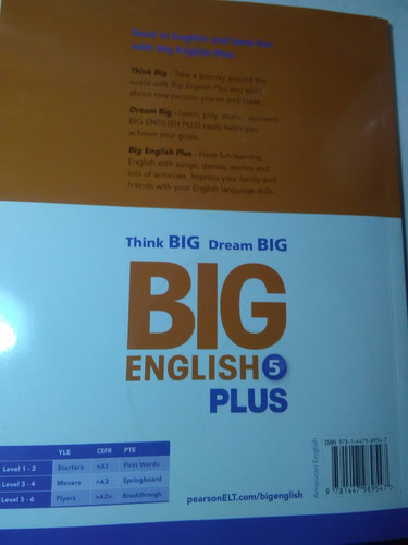 Big English 5 Plus Workbook + 2 W/cd-rom - $ 516.74 en