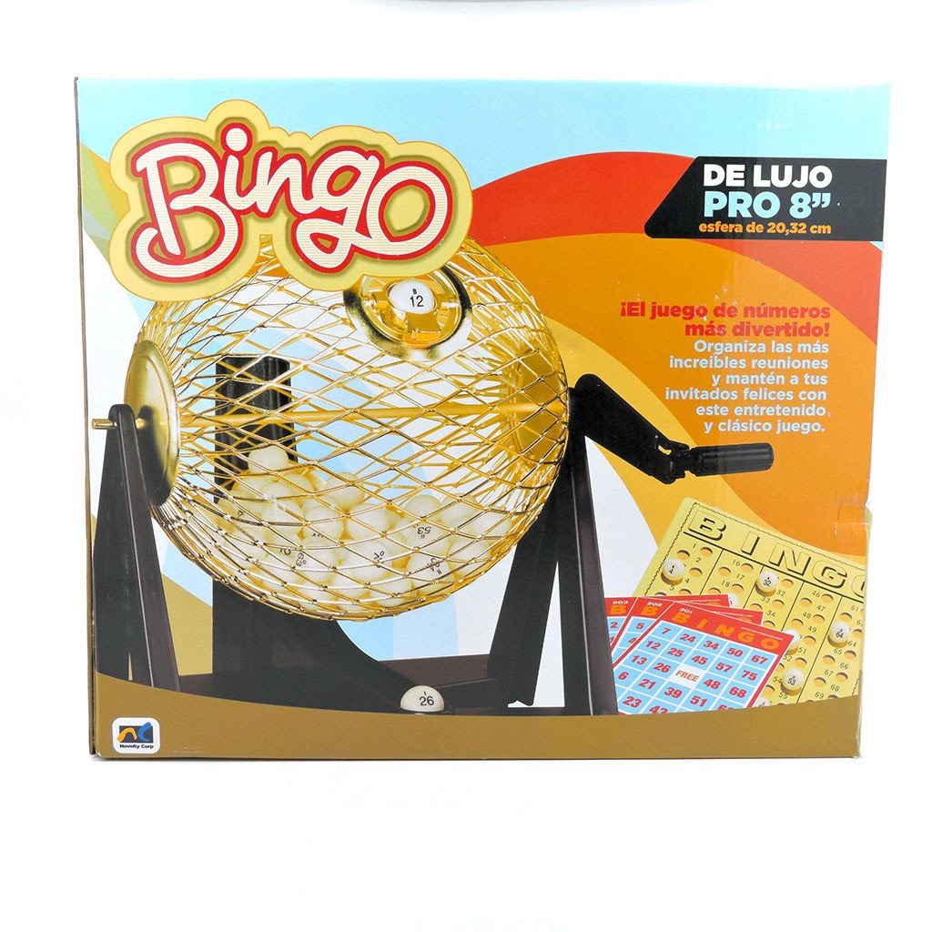 Bingo Lujo 8 Novelty Juego Mesa Bingo Profesional Fiesta 139900 En Mercado Libre 