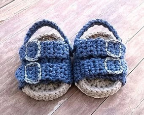 Libre Bebes Ropa Mercado Accesorios Y Al Para Crochet Sandalias En SVUMzqp