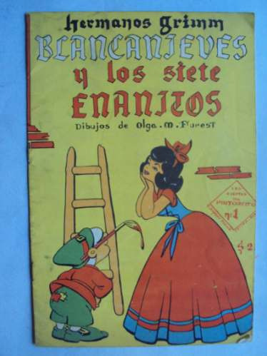 Resultado de imagen de antiguo portada Blancanieves