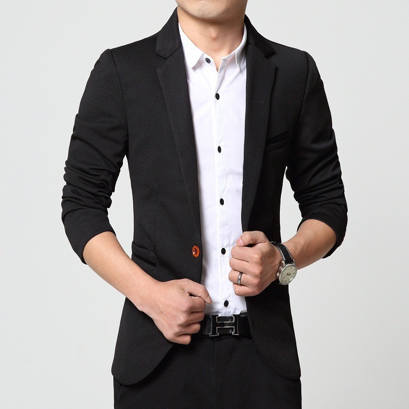 Blazer Masculino Slim Fit Casaco Jaqueta Terno Importados - R$ 189,99