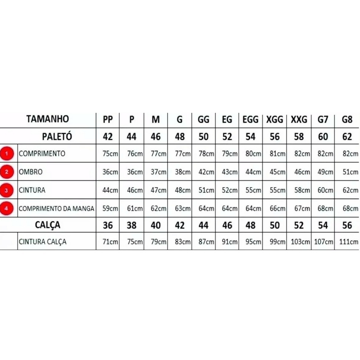 Tabela De Medidas De Blazer Masculino Blazer Masculino Slim Fit Importada 3 Cores - R$ 158,99 em Mercado Livre