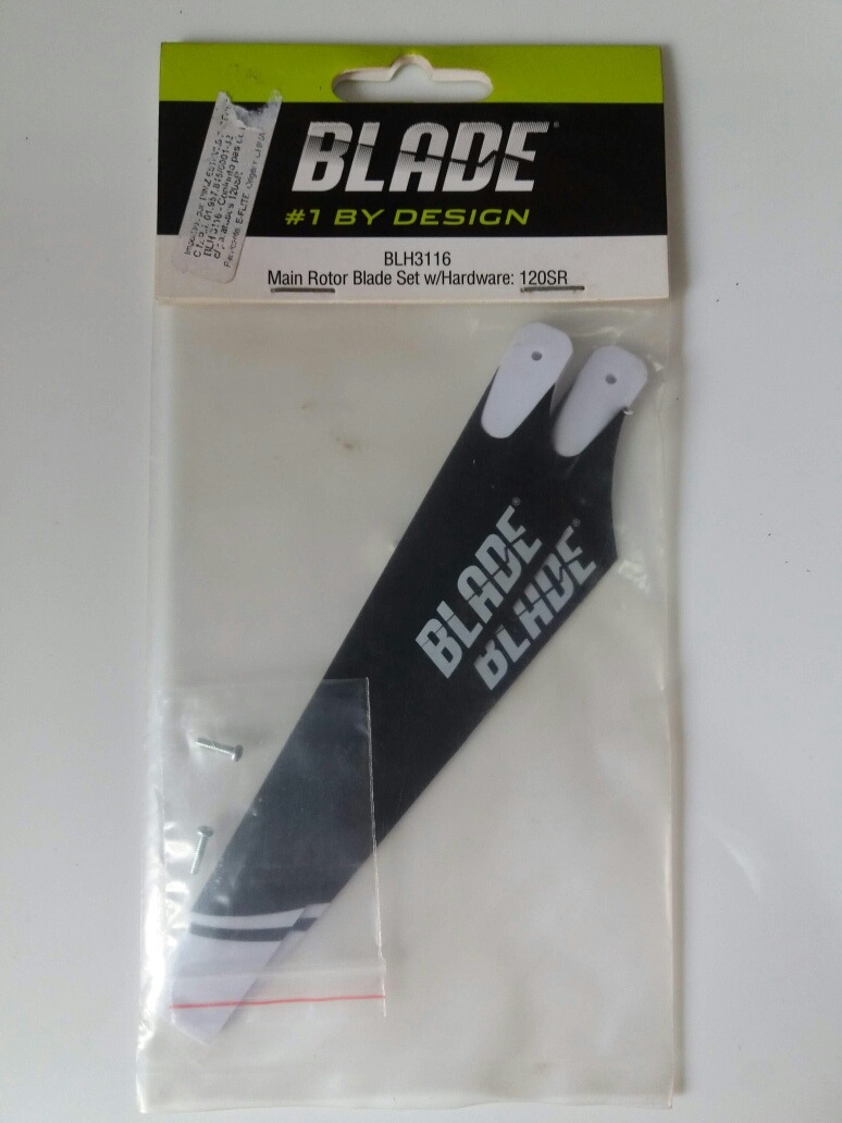 New Main Rotor Blade Set w//Hardware For Blade 120SR BLH3116