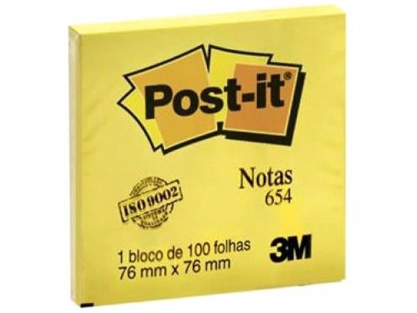 Bloco Lembrete Post-it 76x76 100fls 3m - R$ 13,90 em 