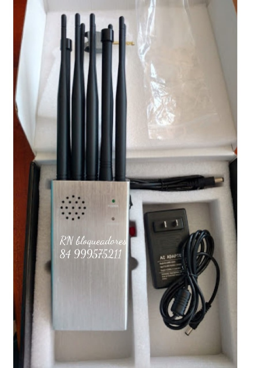 Bloqueador de sinal | Raptor 8 bands Portable 3G 4G Cell Phone Jammer, GPS, Lojack & WiFi Blocker
