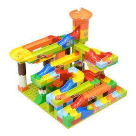 Bloques De Construcción Tipo Lego Para Armar Circuito Polcas