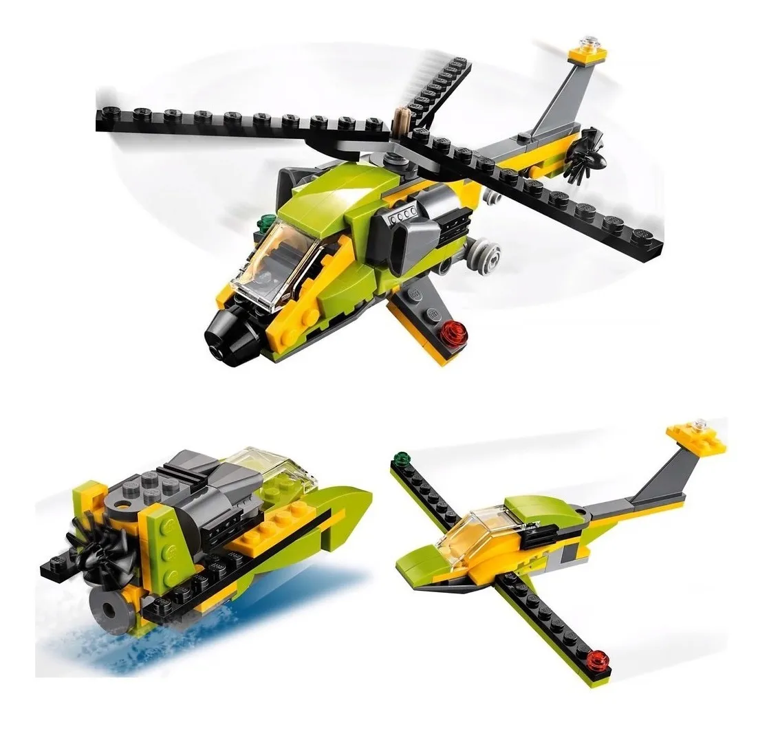 lego creator helicóptero 3 in 1