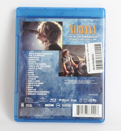 nirvana unplugged blue ray nirvana unplugged blue ray
