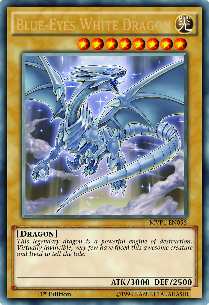 Blue-eyes White Dragon Dragão Branco De Olhos Azuis - R$ 4 