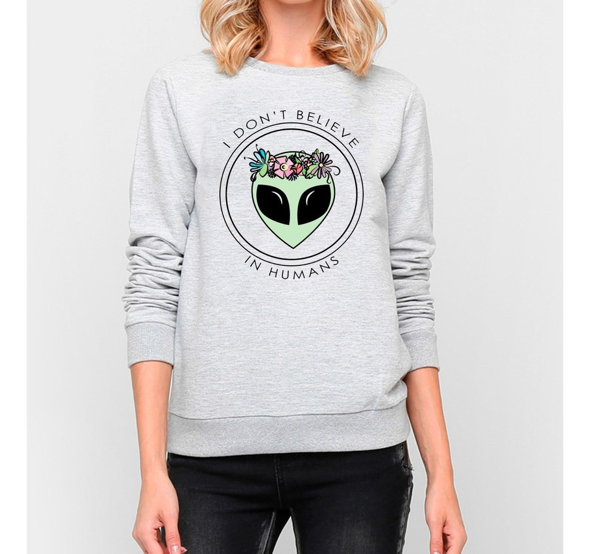Blusa Alienígena Alien Et Moletom Pré Black Friday Femini - R$ 103,41 em Mercado Livre