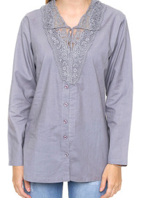 blusas con puntillas