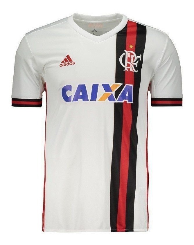 Blusa Camiseta Flamengo 2 adidas 2017 Branca Promoção - R$ 99,99 em Mercado  Livre