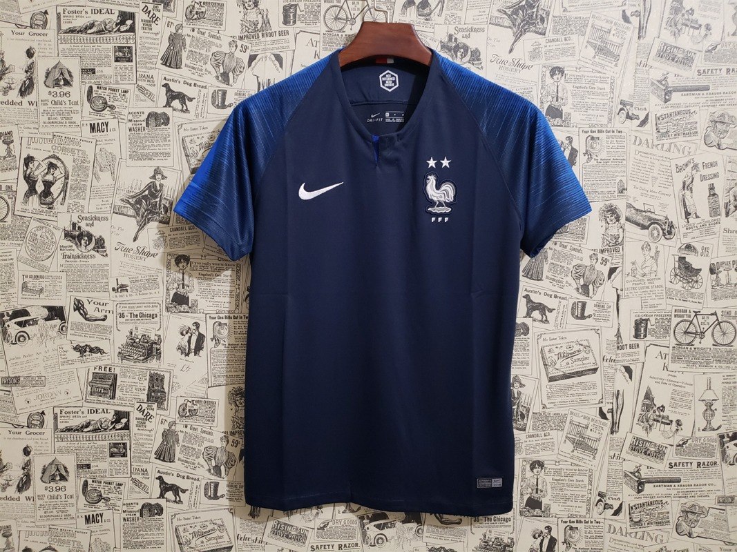 Blusa Camiseta Seleção França 2018 Adulto 2 Estrelas - R ...