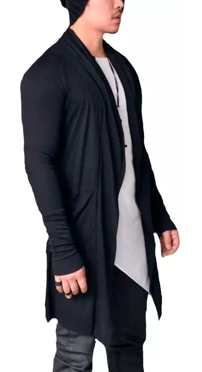VCSTILO | Blusa De Frio Cardigan Masculino Sobretudo Masculino Novo - R$ 79,00