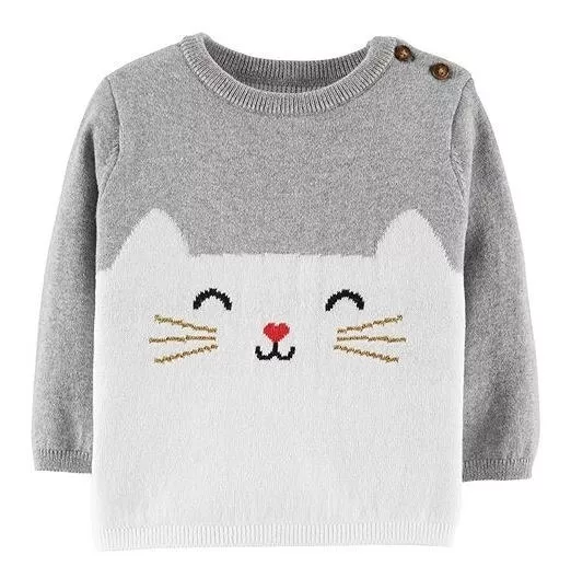 blusa de frio de gatinho