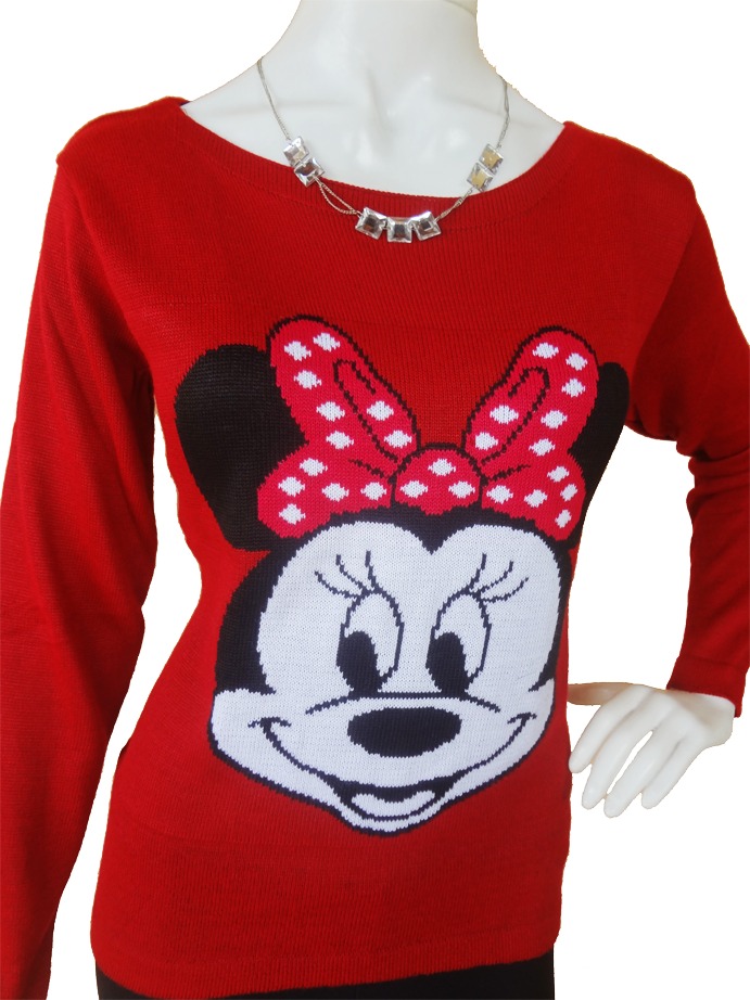 blusa de frio feminina da minnie