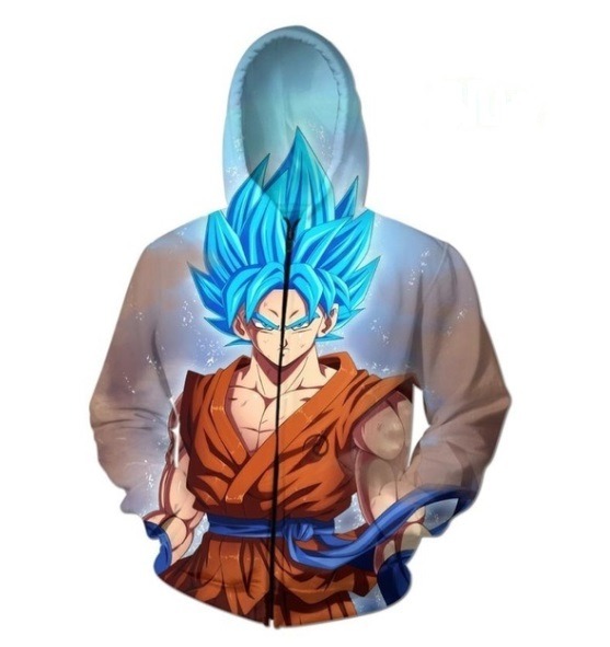 blusa de frio do goku