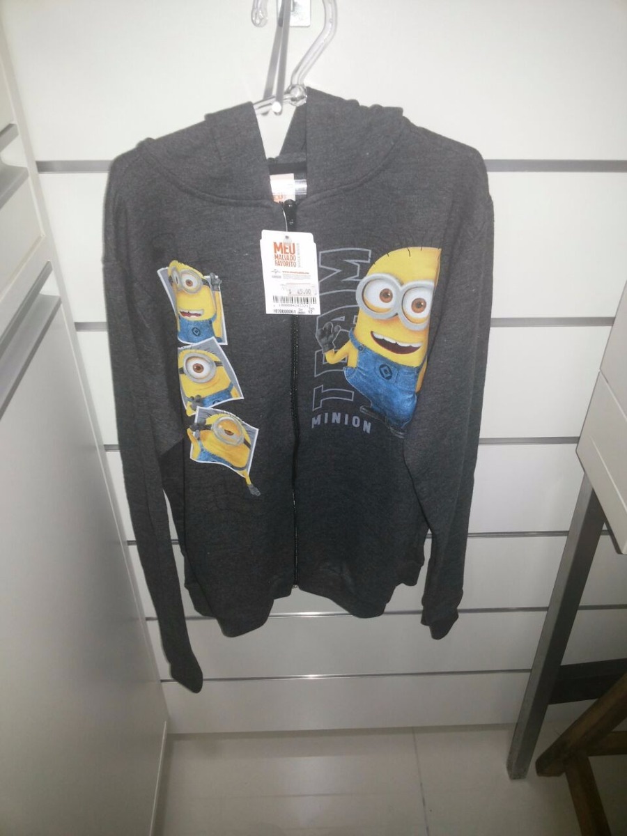 blusa de frio dos minions