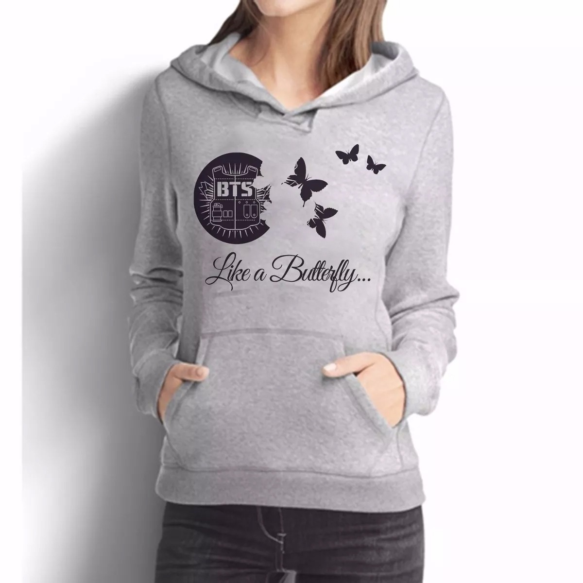 blusa de frio bts feminina mercado livre