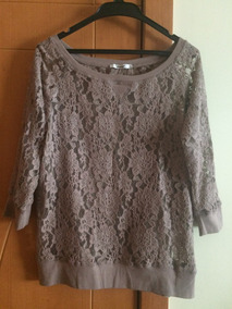 blusas con randa 2018