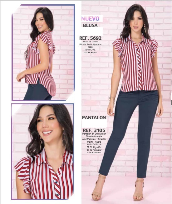 blusas de chalis 2018