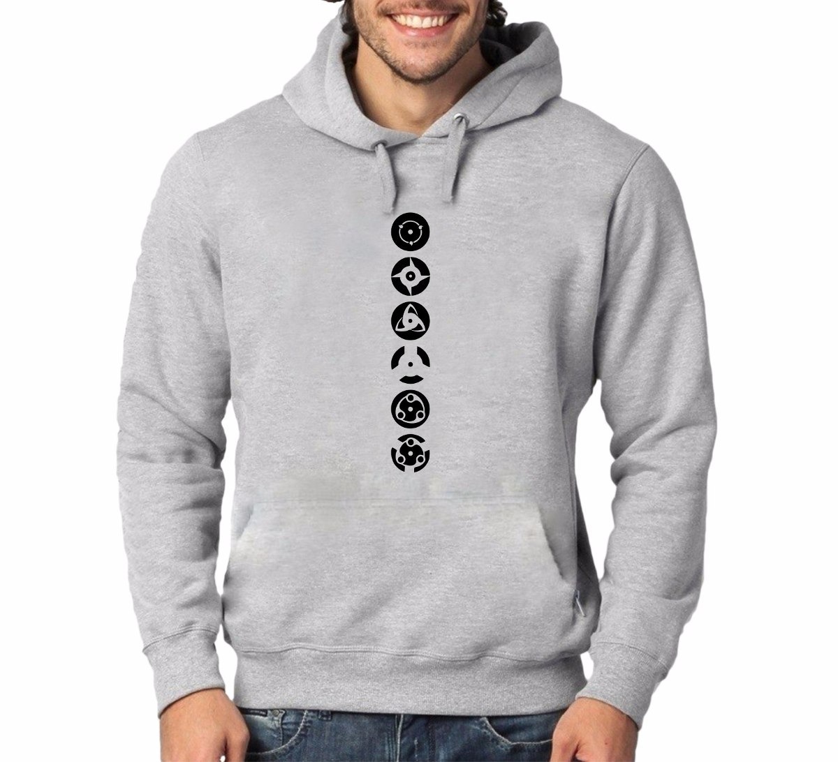 Blusa Frio Moleton Naruto Sharingan Clã Uchiha Moletom - R$ 69,90 em Mercado Livre