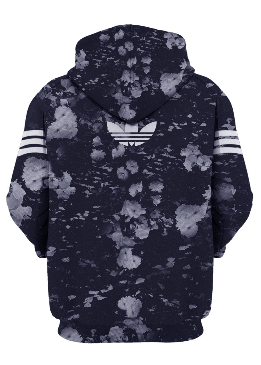 moletom adidas floral masculino