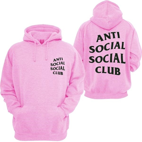 anti social social club moletom