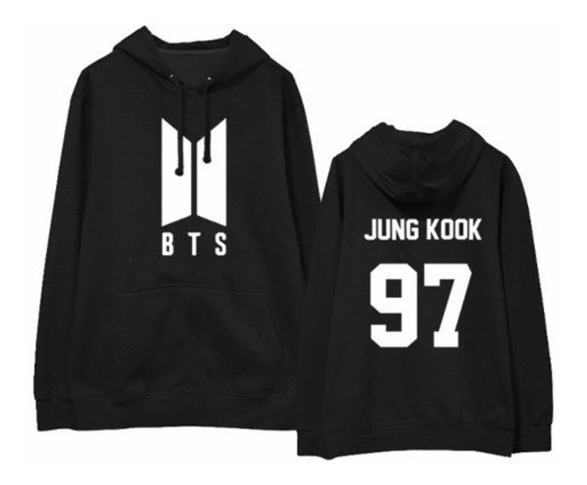Blusa Moletom Canguru Bts Jungkook 97 Kpop Bangtan Boys - R$ 84,99 em Mercado Livre