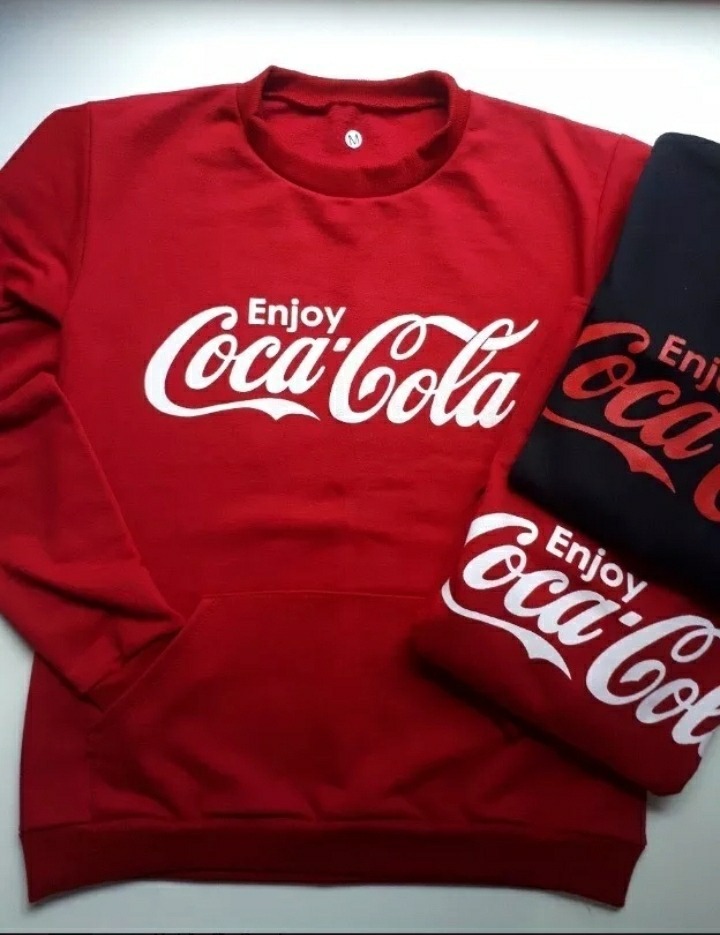 moletom coca cola feminino