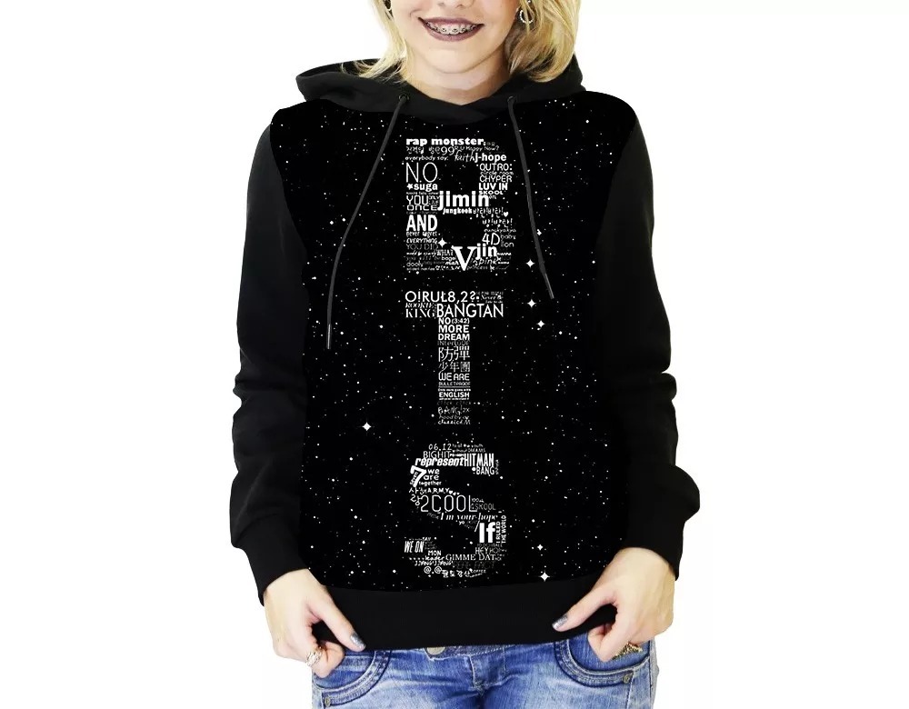 blusa moletom galaxia