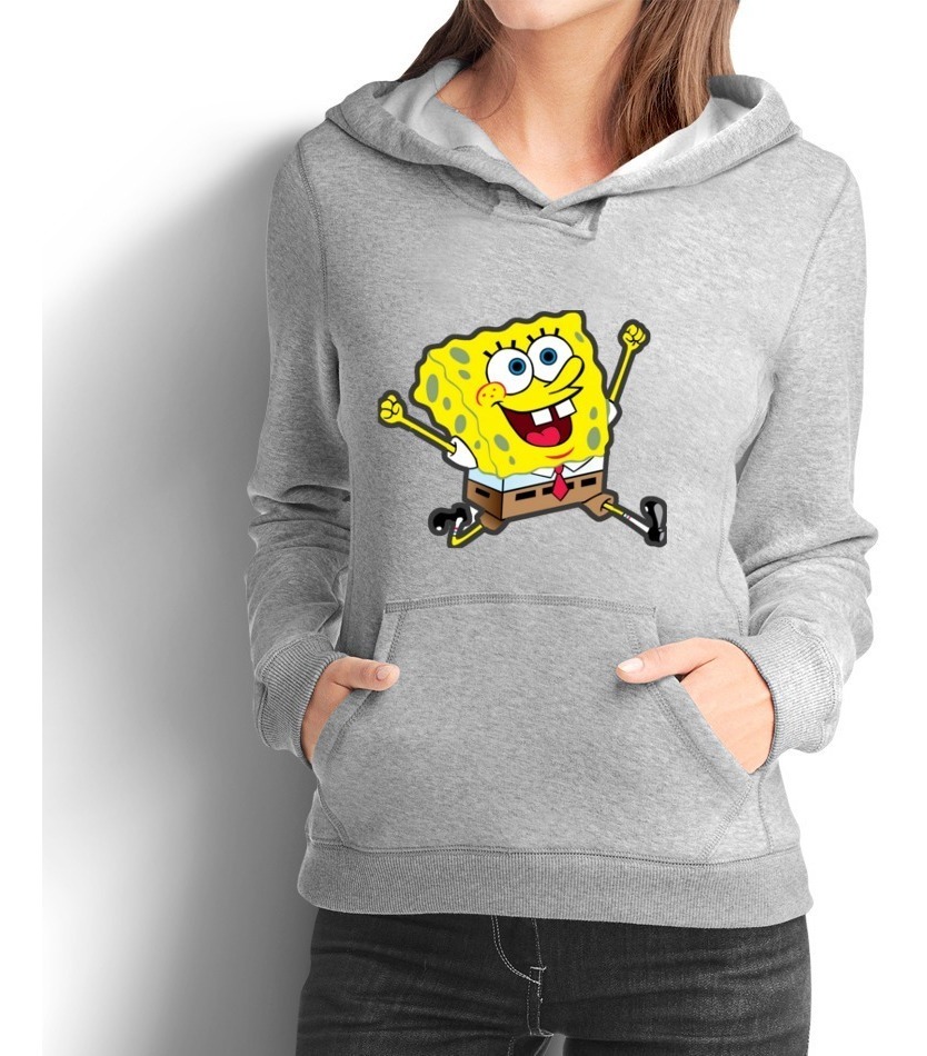 moletom bob esponja feminino