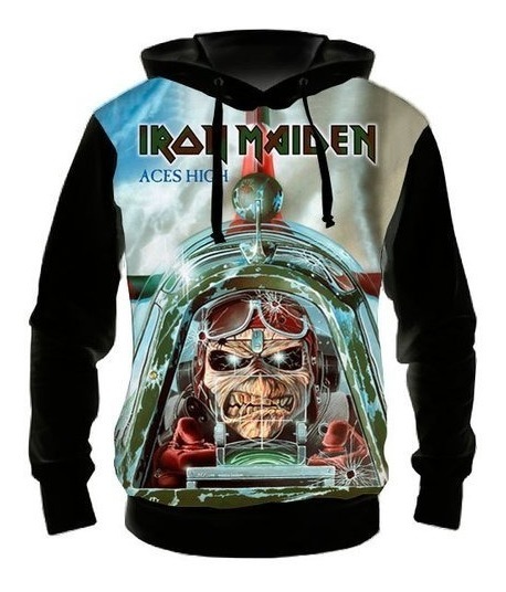 blusa de frio iron maiden