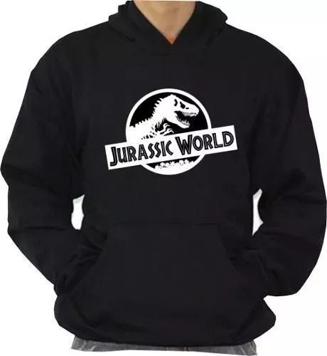 Blusa Moletom Jurassic World Canguru - Otima Qualidade - R$ 120,00 em Mercado Livre