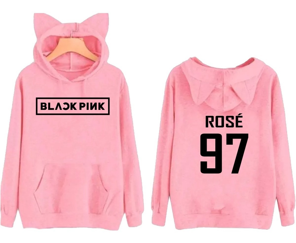 moletom blackpink rose