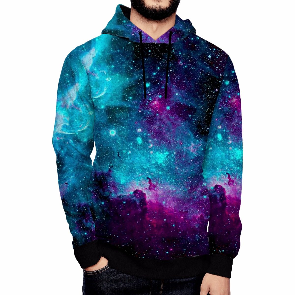 blusa de frio galáxia