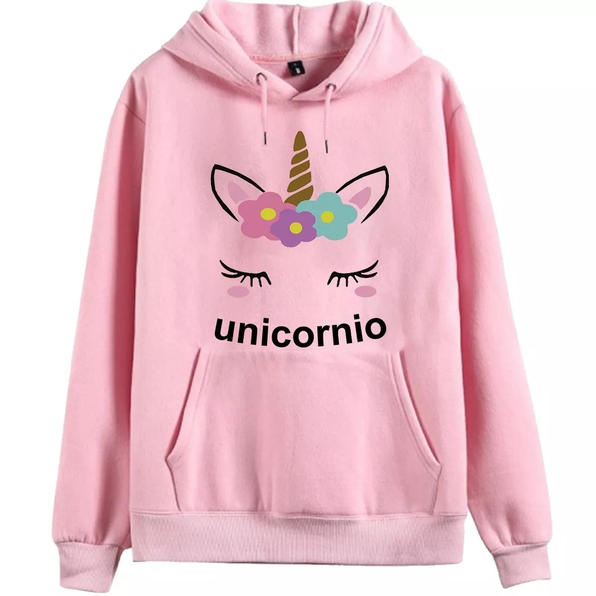 blusa de frio de unicornio