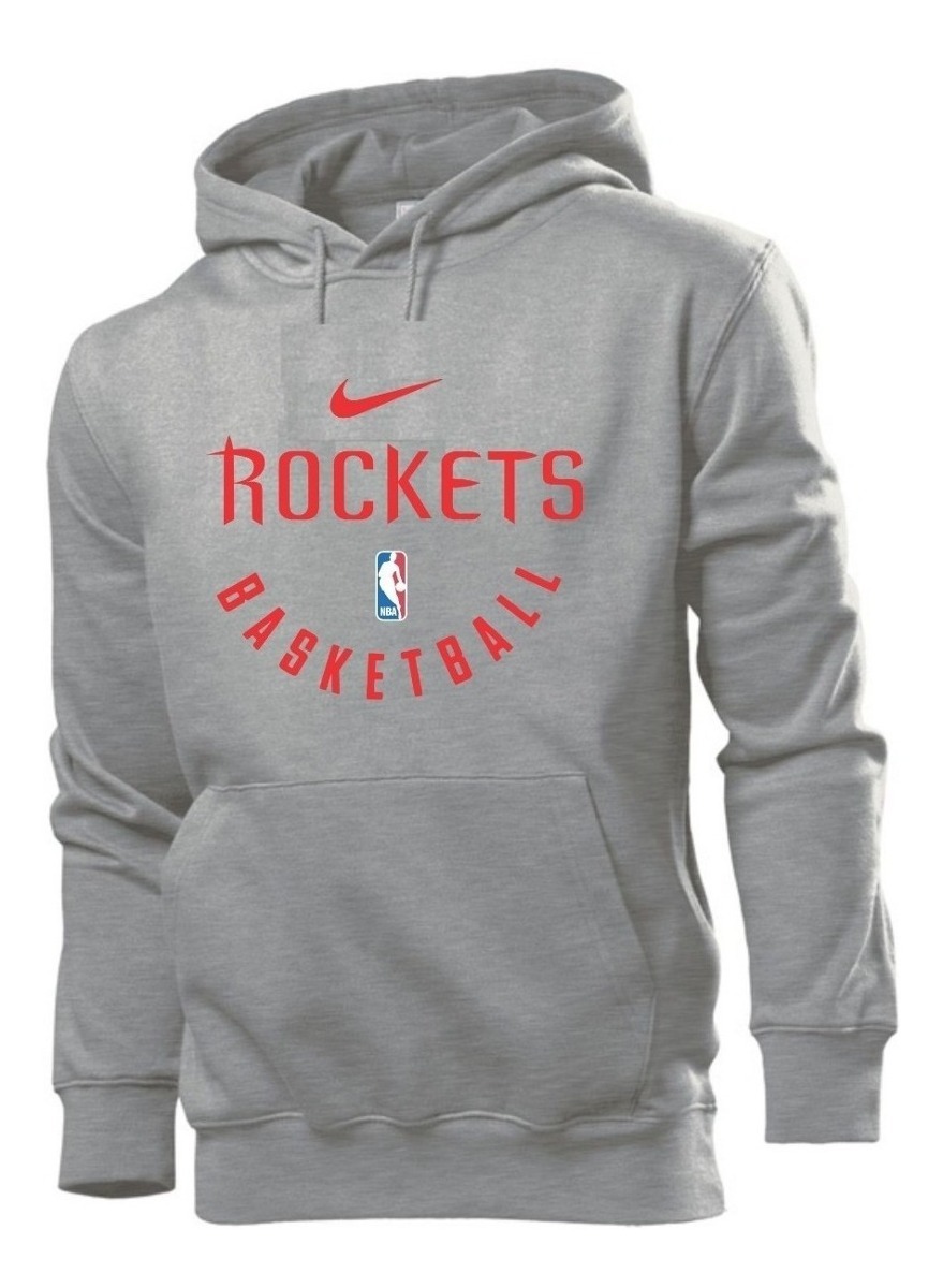 Blusa Moleton Casaco Houston Rockets Basquete Estampado - R$ 69,99 em Mercado Livre